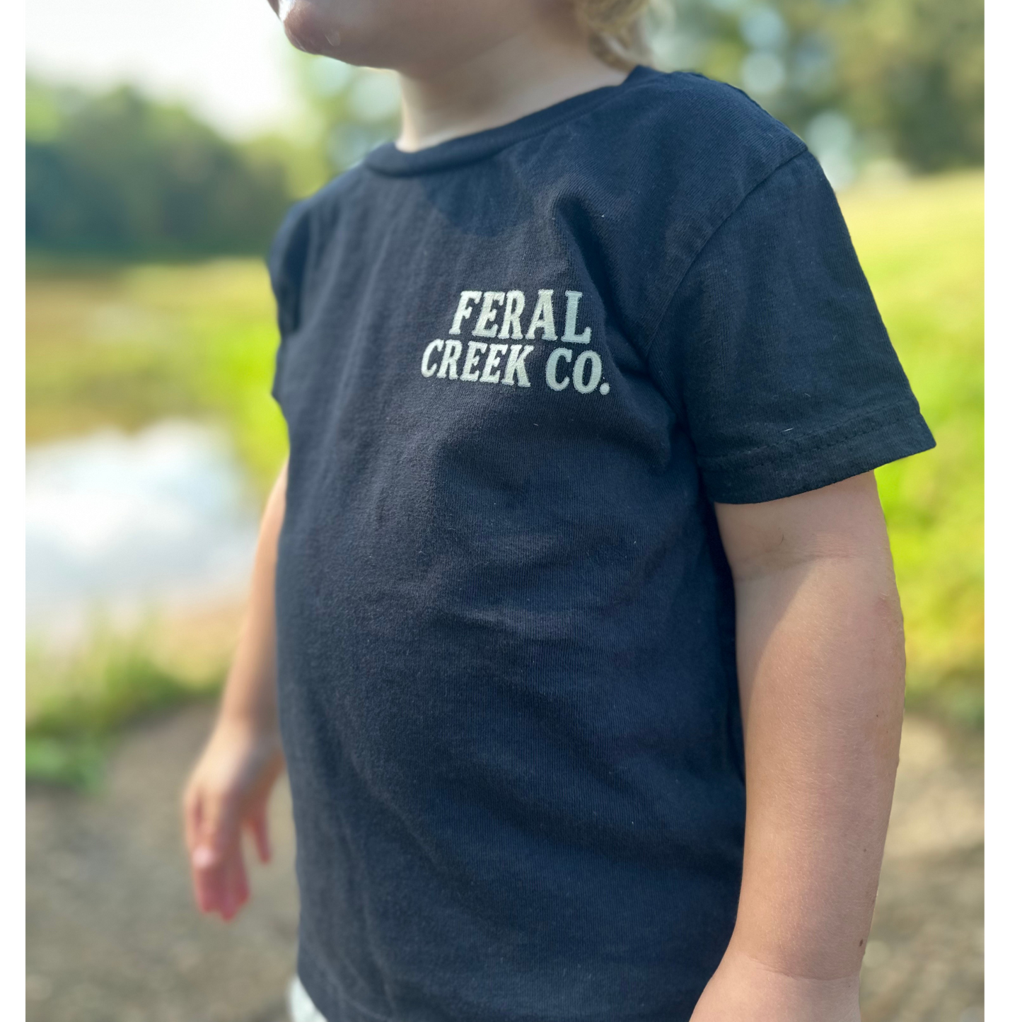 Feral Creek Co. Toddler Duck Tee – Black