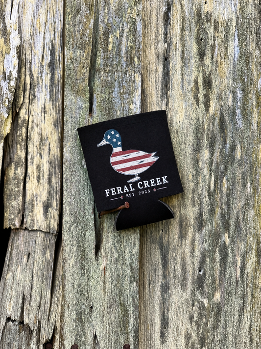 Stars, Stripes & Mallards Koozie